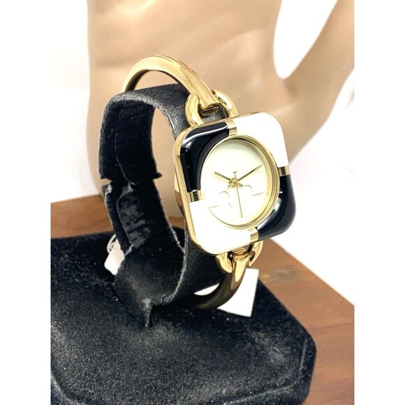 Tory Burch Women's Watch TBW6214SET Gold Cream Dial Bangle Interchangeable Bezel - Picture 3 of 15